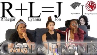 Game of Thrones - R + L = J Video REACTION