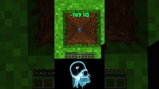 -969 IQ vs 6969 IQ Minecraft (World's Smallest Violin) #shorts
