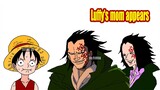 FUNNY ONE PIECE COMICS - Luffy's mom appears | Garp's dream