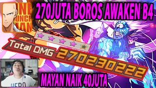 🔥🔥BOROS YVMC MENGGILA LAGI!! 270JUTA OUTPUT DAMAGE PVE [AWAKEN B4] - ONE PUNCH MAN:The Strongest