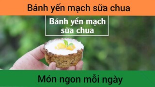 Bánh sữa chua yến mạch
