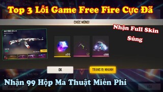 [Garena Free Fire] Top 3 Lỗi Game Trong Free Fire Trở Thành Nick Vip Chỉ 3s | Misoo Tv