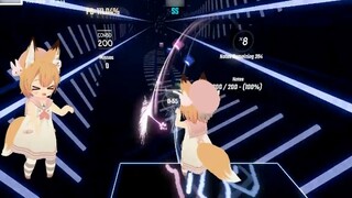 (เกม Beat Saber) เพลง Origins (ft. Mutrix) - 583/584 Rank SS (92.86%)