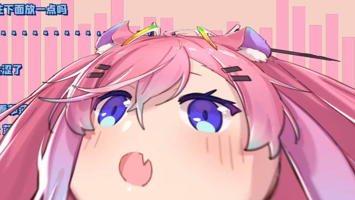 Sasha bumps you with her chin