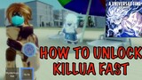 How to unlock "KILLUA" FAST+ SHOWCASE  in A UNIVERSAL TIME |AUT