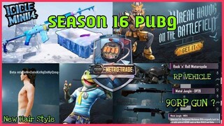 ROYALE PASS SEASON 16 | TÓC MỚI, SKIN SÚNG NÂNG CẤP VÀ SỰ TRỞ LẠI CỦA RP SEASON 9 || PUBG MOBILE