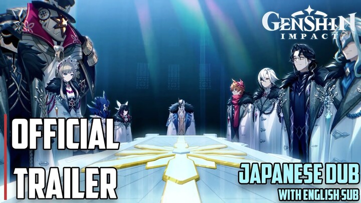 The Fatui Harbingers Trailer Japanese Dub - Teyvat Chapter Interlude Teaser: A Winter Night's Lazzo