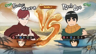 Gaara Vs Rock Lee (Clássico e Road to Boruto) - NARUTO STORM 4 NEXT GENERATIONS | Full HD