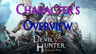 Devil Hunter Eternal War Characters Heroes Selection Explanation Overview Gameplay