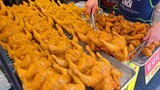 ไก่ทอดกระเทียมเกาหลี - อาหารเกาหลี ASMR