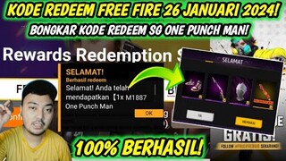 KODE REDEEM FREE FIRE TERBARU 26 JANUARI 2024 HARI INI - KODE REDEEM FF TERBARU 26 JANUARI 2024