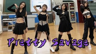 [Blackpink] In Highschool | Pretty Savage & Jingle Bell Rock