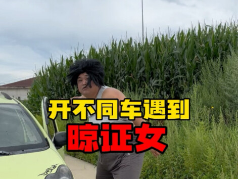 Mengemudi mobil berbeda lalu bertemu wanita yang memperlihatkan surat-surat