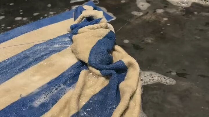Washing Dirty Cloth ASMR #asmr #cleaning #cleaningasmr #washingasmr