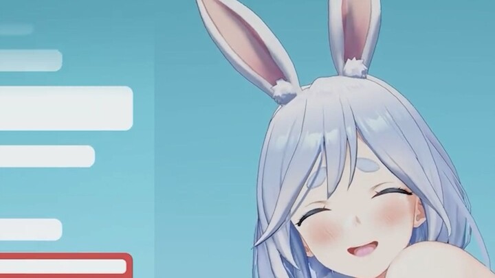 Rabbit Mama looks embarrassed