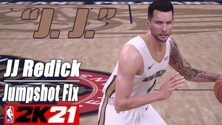 JJ Redick Jumpshot Fix NBA2K21 with Side-by-Side Comparison