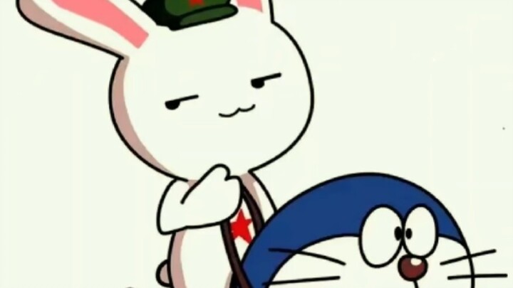 Thỏ bắt sống Đôrêmon bé nhỏ (^_^)