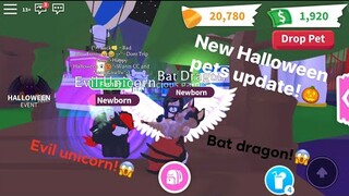 HOW TO GET FREE LEGENDARY BAT DRAGON* + EVIL UNICORN* part 2 * || roblox adopt me!