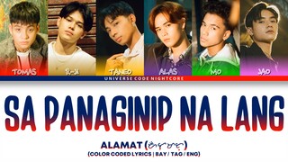 [ COLOR CODED LYRICS ] ALAMAT - SA PANAGINIP NA LANG