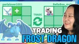 WHAT PEOPLE TRADE FOR FROST DRAGON IN ADOPT ME *RICH SERVER* (Roblox Tagalog)