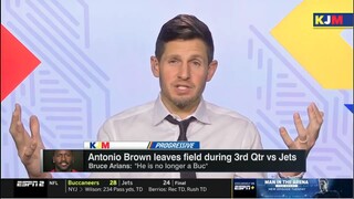 Antonio Browns career is DONE-!!! Dan on  Bucs CUT AB after ripping off jersey, leaving mid-game