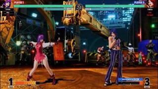 KOF15　チャンピオン　アテナvsヴァネッサ　テレポートvs最速アッパー