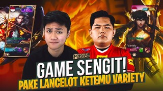 Lancelot Jeje vs Variety dan Party Pro Player ! Game Sengit Intense Banget - Mobile Legends