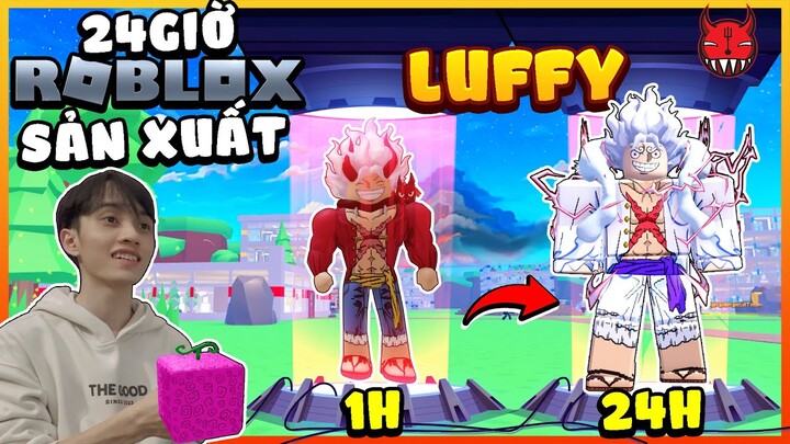 Songfish Tóm Tắt 24h Sản Xuất Luffy Gear 5 Trong Roblox Sức Mạnh Khủng Khiếp