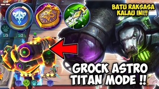 GROCK ASTRO TITAN MODE!! BATU RAKSASA MAGIC CHESS COMBO TERBARU 2022!! COMMANDER LING SKILL 2