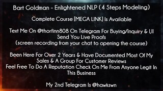 Bart Goldman Course Enlightened NLP (4 Steps Modeling) download