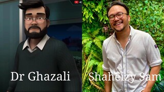 Ejen Ali Real life casting (Fanmade casting) karakter sama dengan pelakon sebenar di Malaysia