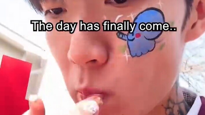 "The high-ranking fans still depend on you" Korean Otto makes pink food [Xuan Fans]