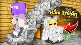 TÔ GÀ THỬ THÁCH 24H XÂY HẦM AN TOÀN BÊN DƯỚI CẦU THANG TRÁNH KHỎI THẢM HỌA HẠT NHÂN