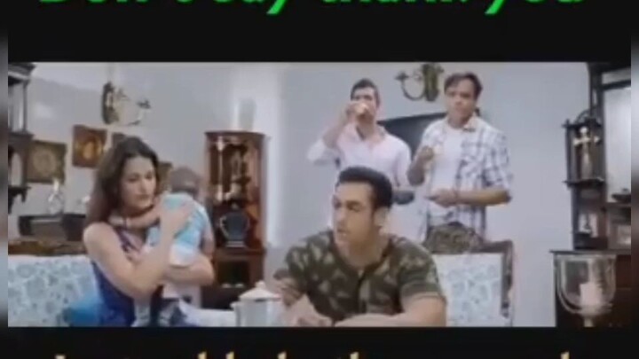 don't say thank you help three people from Salman Khan