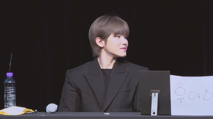 210619 Fan Signing Event - Woozi leads vocals for "Anyone" + Spider leads vocals?