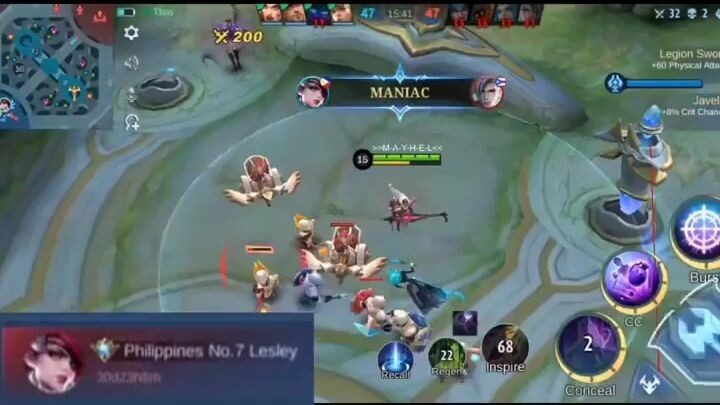 1 hit Lesley Top 7 Philippines