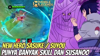 REVIEW HERO BARU SASUKE/SUYOU, TERLALU OP SKILL SUSANOO NYA BISA PERMANEN - MOBILE LEGENDS