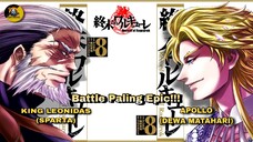 Round 9 - Sang Raja Sparta LEONIDAS VS Dewa Matahari APOLLO|Record of Ragnarok Chapter 78 Full