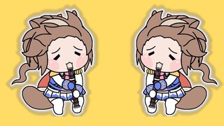 Probably the strong wind (Uma Musume: Pretty Derby Raccoon Anime Version)