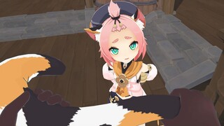 Pull off the cat's tail