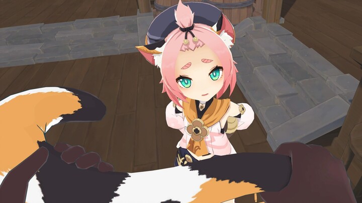 Pull off the cat's tail