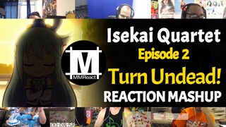 Anime Moments : Turn Undead! | Isekai Quartet Episode 2 | REACTION MASHUP