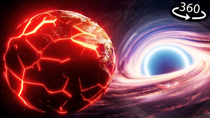 360° VR - Black Hole DESTROYS EARTH!