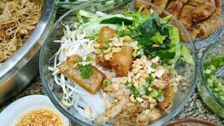 Món BÚN BÌ CHẢ GIÒ - Món Ăn Ngon Mỗi Ngày