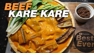 RESTAURANT STYLE FILIPINO BEEF KARE KARE | KARE KARENG BALAT NG BAKA AT TUWALYA