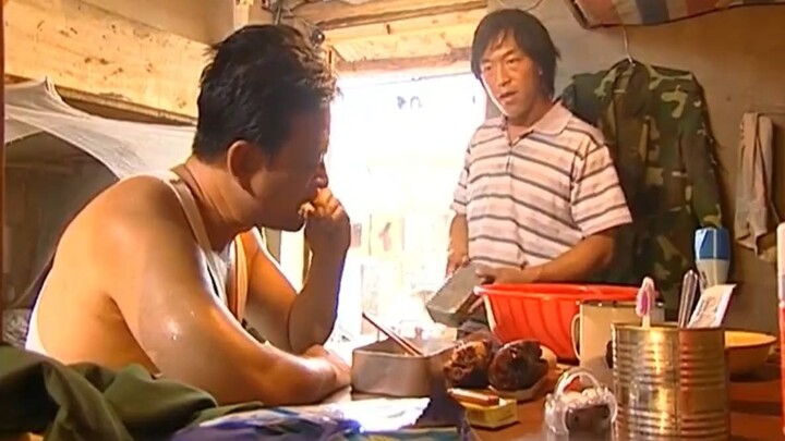 Migrant workers eat nothing but cabbage and radishes all day, while the foreman crunches on big pig 