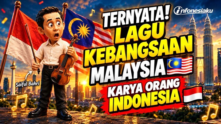 Bikin Bangga👏Lagu Kebangsaan Malaysia Karya Orang Indonesia 🇮🇩🇲🇾