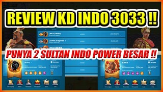 KD INDONESIA 3033 PUNYA SULTAN INDO POWER 100JUTA PADAHAL BARU MASUK KVK 1 !!