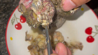 I didn't expect eating a barnacle to be so stress-relieving.