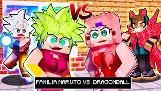 ENCONTRAMOS SAYAJINS na FAMILIA NARUTO no MINECRAFT!